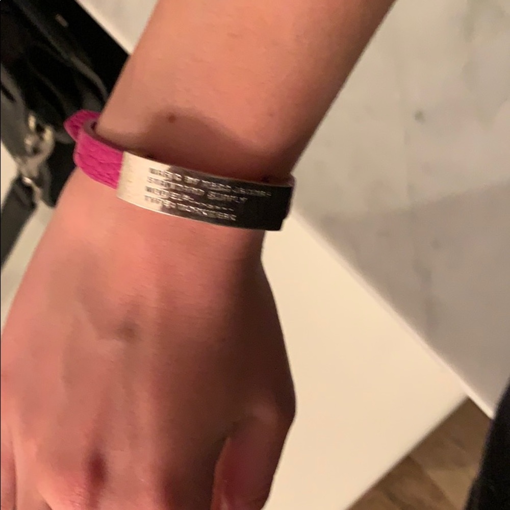Adjustable Marc Jacobs leather bracelet